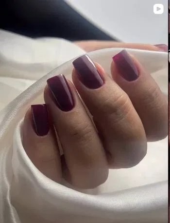Unhas Gel Vinho - Muse Beauty PT